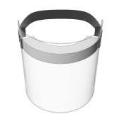 Clear Co-Poly Face Shield