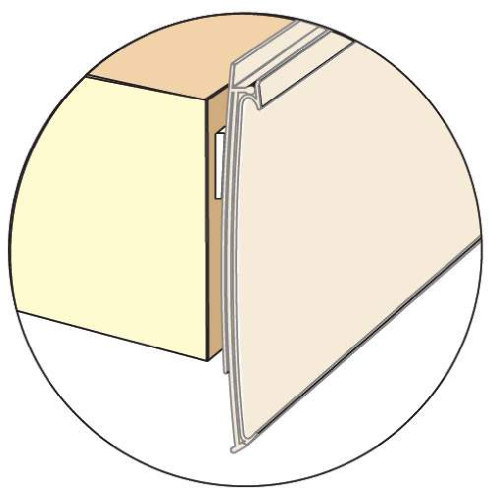 C-Channel Label Holder with Adhesive C-Channel Label Holder with Adhesive