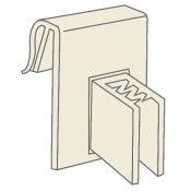 Clear Extruded Hinged Sign Holder