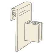 Clear Extruded Sign Holder Clip
