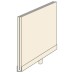 Clear Sign Holder with Metal Base - 5.5" x 7"
