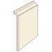 Clear Slatwall Foldover Sign Holder - 11" x 7"