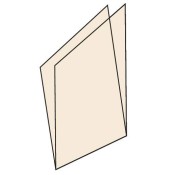 Clear Vinyl Foldover Sign Holders
