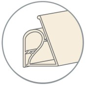 Clear Wire Bin Label Holder