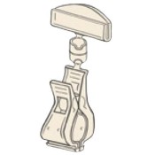 Clip-On 2" Sign Holder
