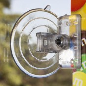 Glass Mounted Suction Cup Sign Holder