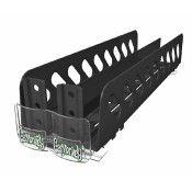 Kwickload® Shelf Mount Pusher Kit with Double Tray and Bottle Front