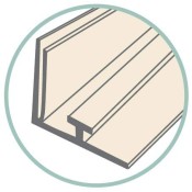 Snap Bars for Shelf Dividers