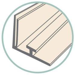 Snap Bars for Shelf Dividers