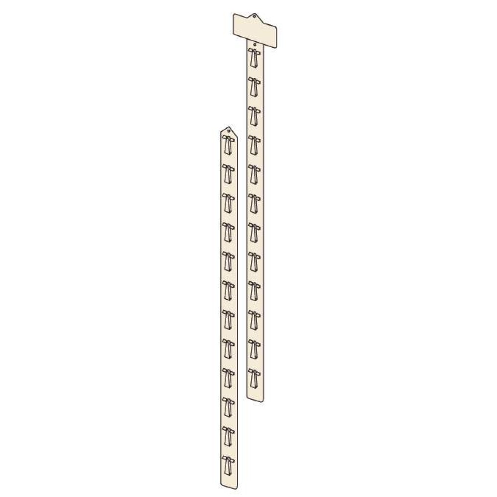 Locking Strip Retailer (with Optional Header) Locking Strip Retailer (with Optional Header)