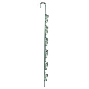 Metal Merchandising Strip with Spring Clip
