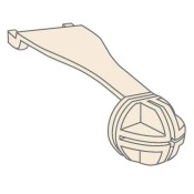 Perforated Shelf Card Clip