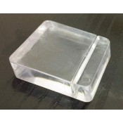 Clear Price Ticket Cube
