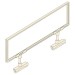 Sign Holder Frame with Two Magnetic Stem Bases - 5.5" x 24"