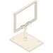 Sign Holder Frame with Center Stem Base - 8.5" x 11"