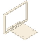 Sign Holder Frame with Shovel Base