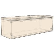 Slide and Hide Door Lock Box - Hanging Mount
