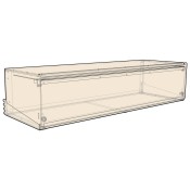 Slide and Hide Door Lock Box - Upright Mount