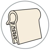 Wire Flush Sign Holder with Gripper